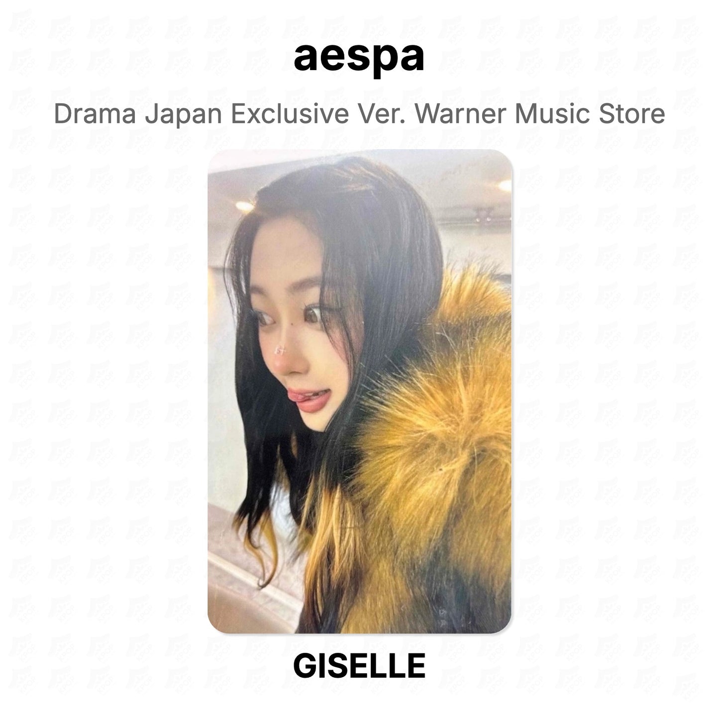 aespa Drama Japan Exclusive Ver. Warner Music Store Official Photocard