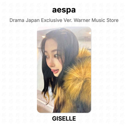 aespa Drama Japan Exclusive Ver. Warner Music Store Official Photocard
