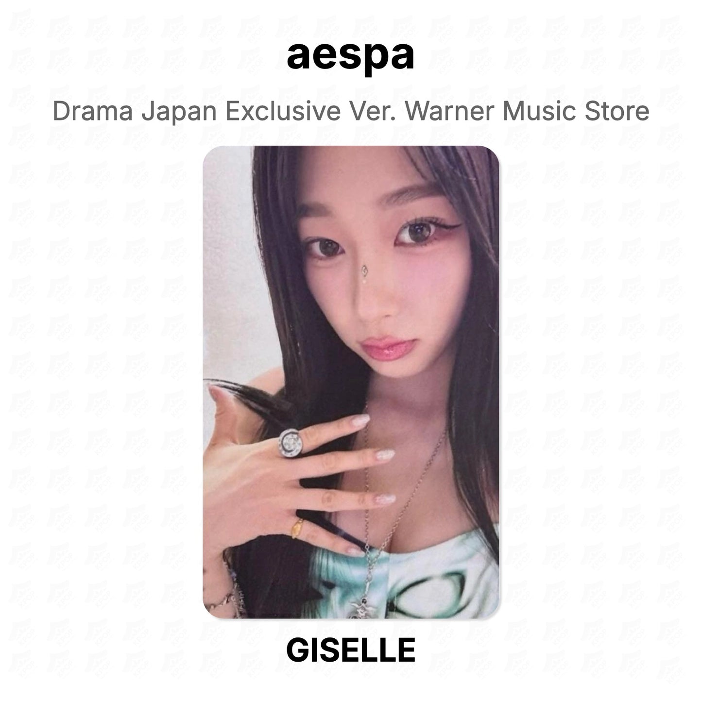 aespa Drama Japan Exclusive Ver. Warner Music Store Official Photocard