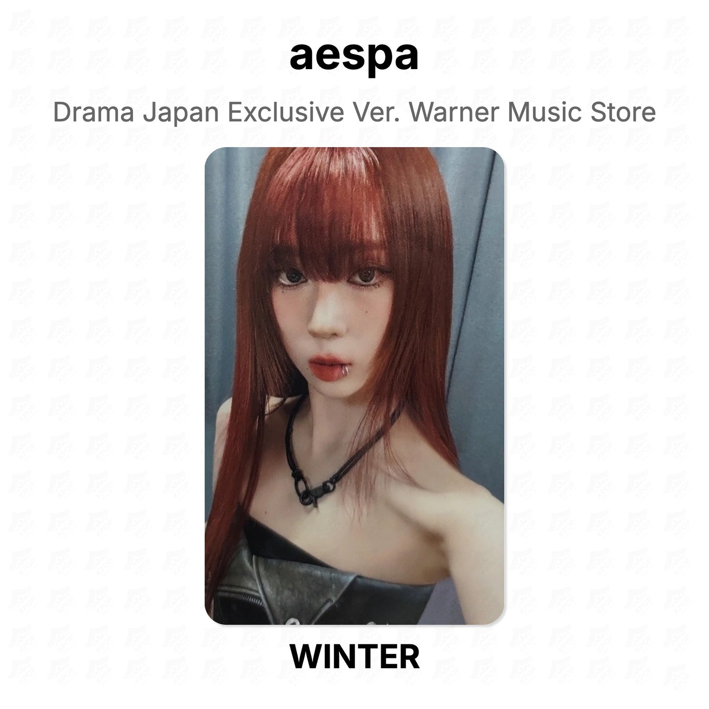 aespa Drama Japan Exclusive Ver. Warner Music Store Official Photocard