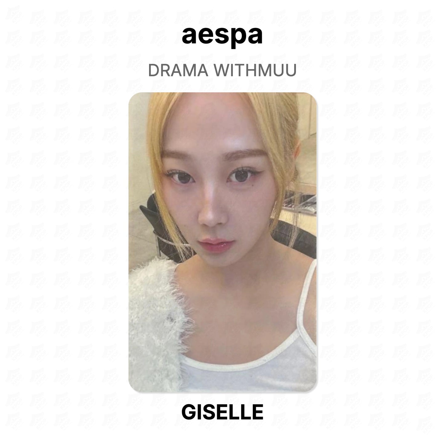 aespa DRAMA WITHMUU Official Photocard