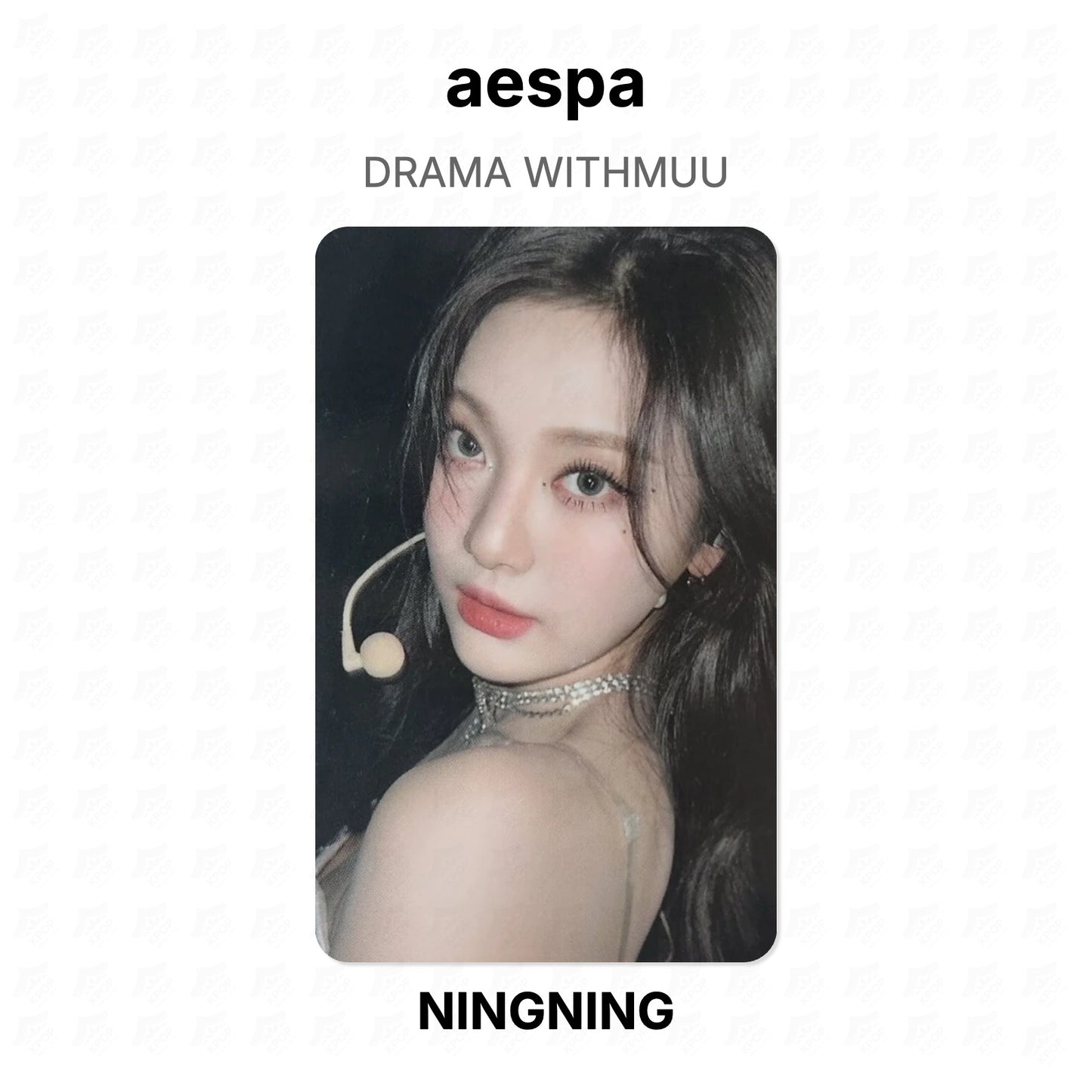 aespa DRAMA WITHMUU Official Photocard