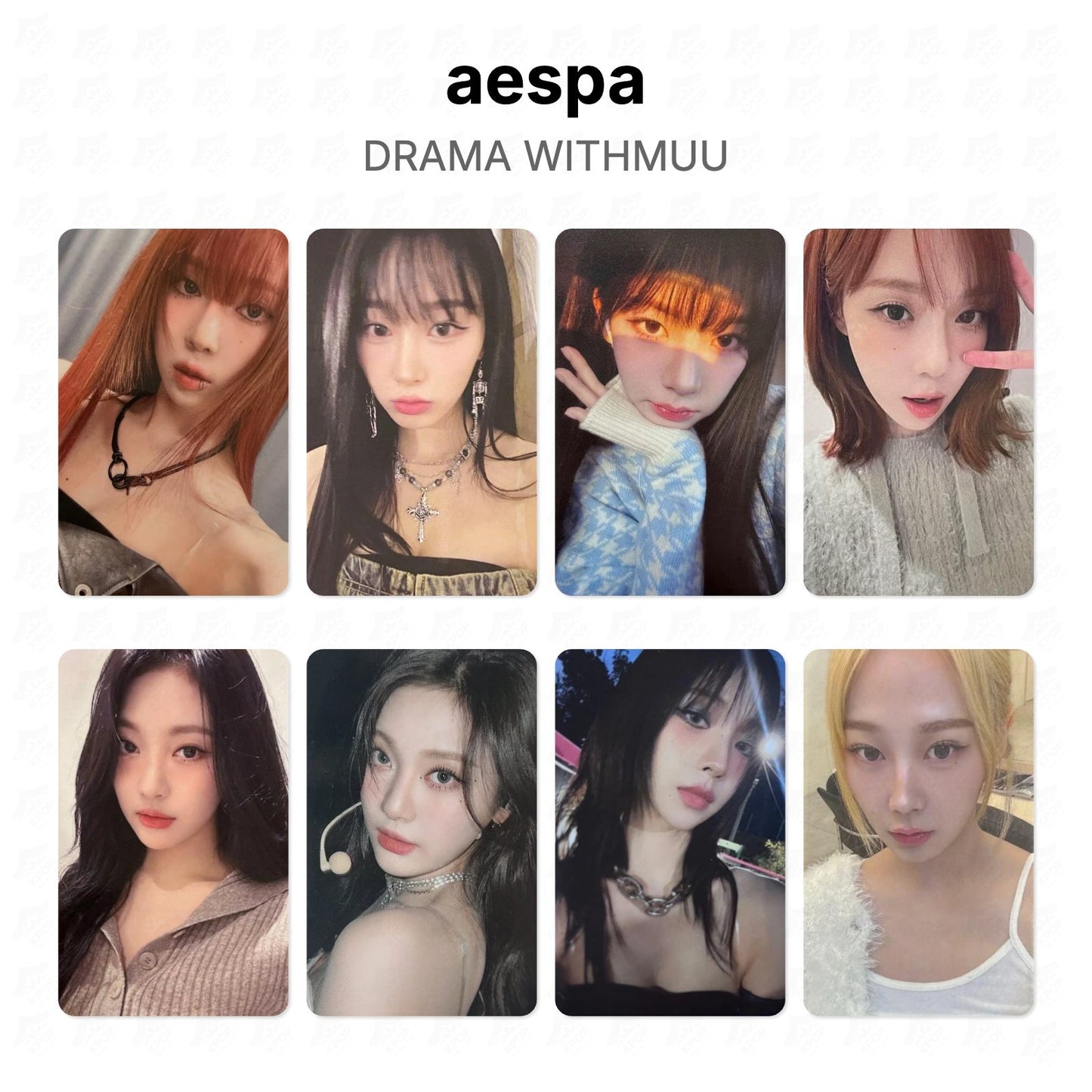 aespa DRAMA WITHMUU Official Photocard