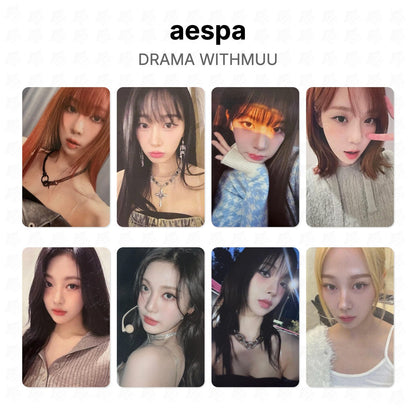 aespa DRAMA WITHMUU Official Photocard