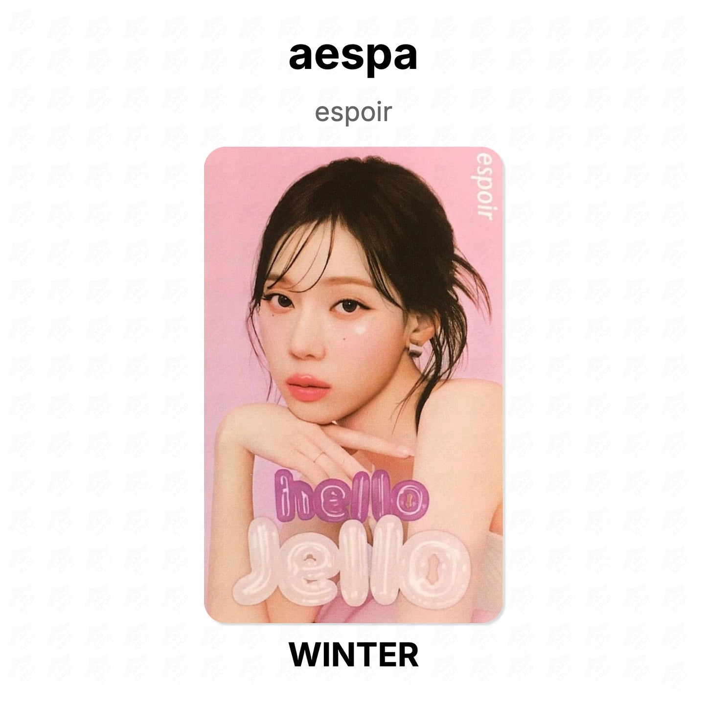 aespa espoir Official Photocard