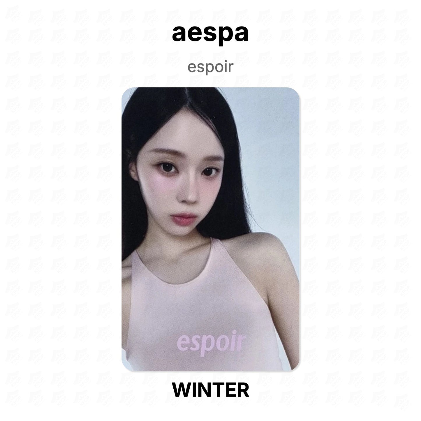aespa espoir Official Photocard