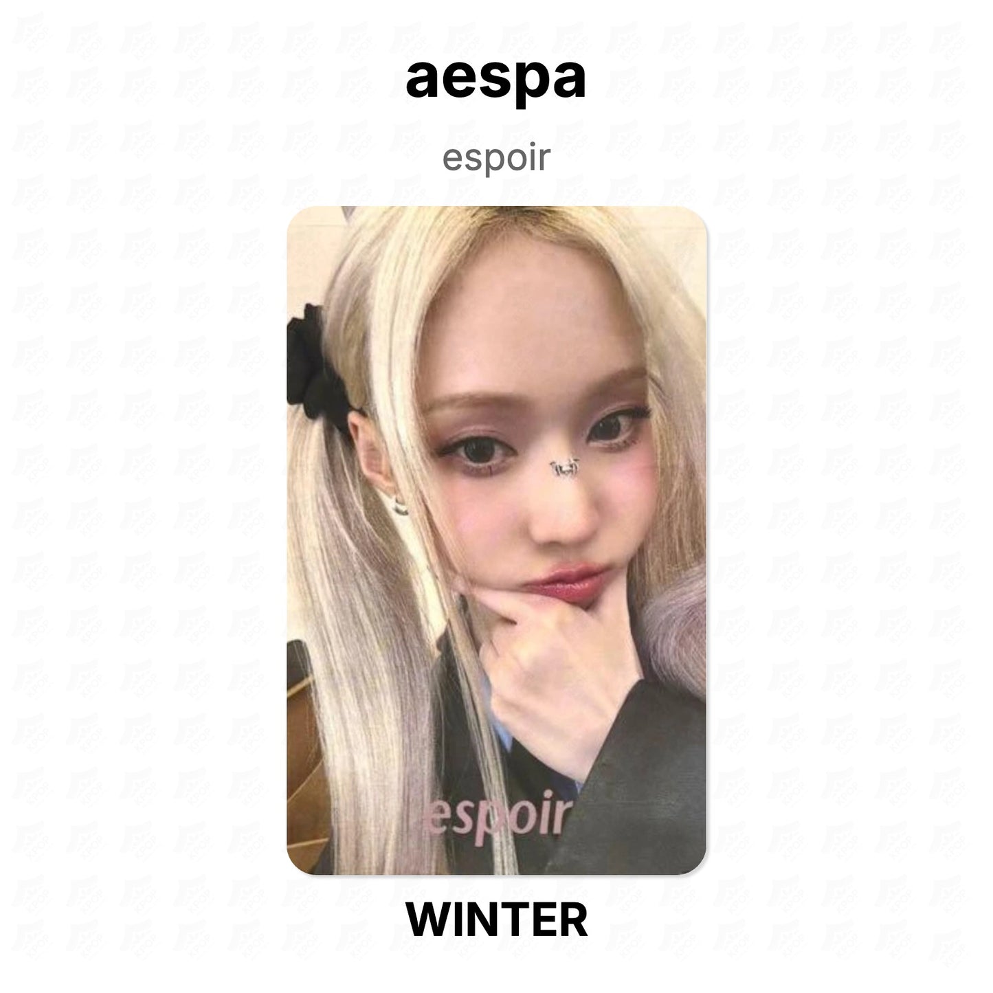 aespa espoir Official Photocard