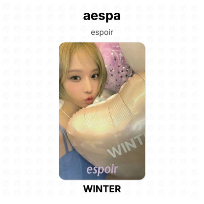 aespa espoir Official Photocard
