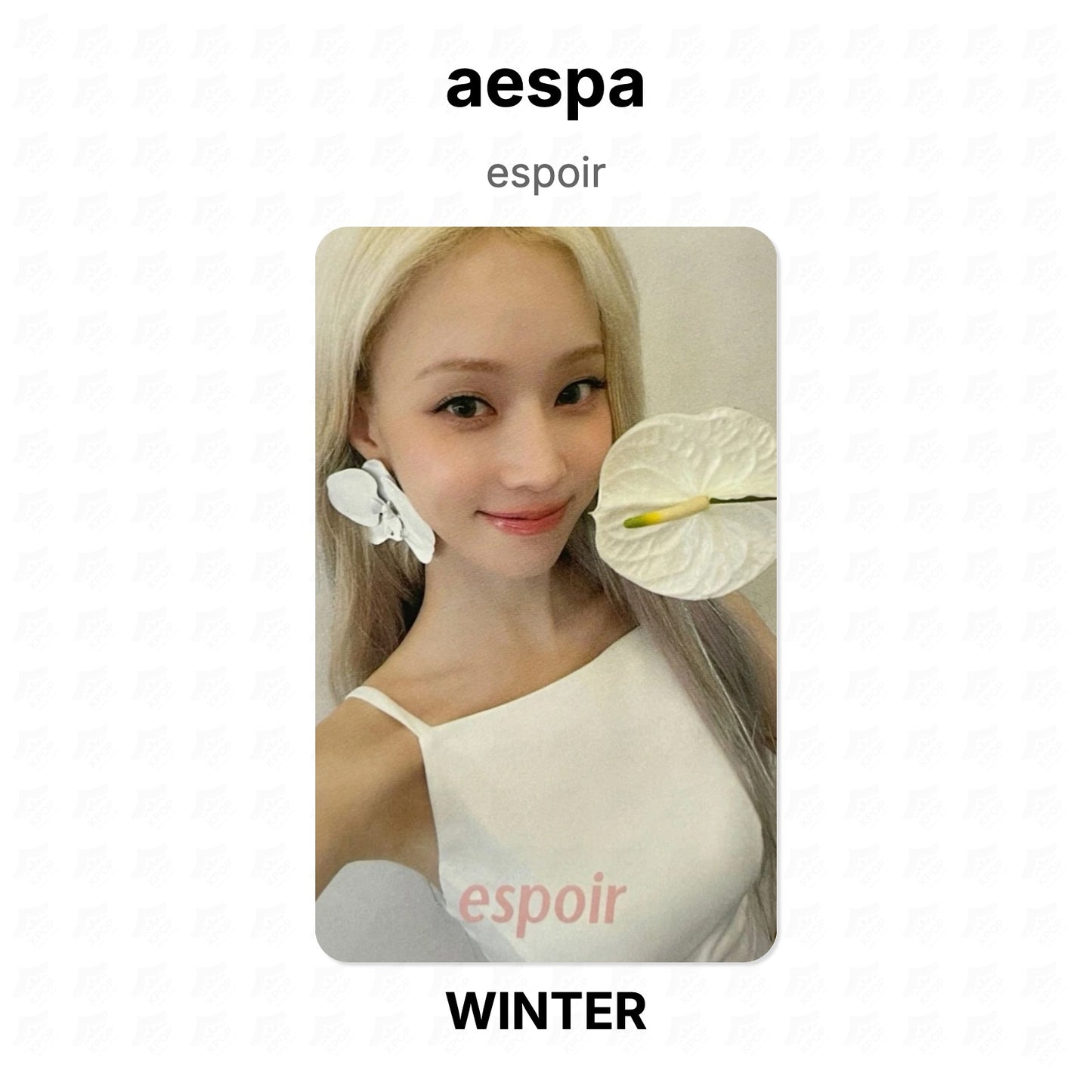 aespa espoir Official Photocard