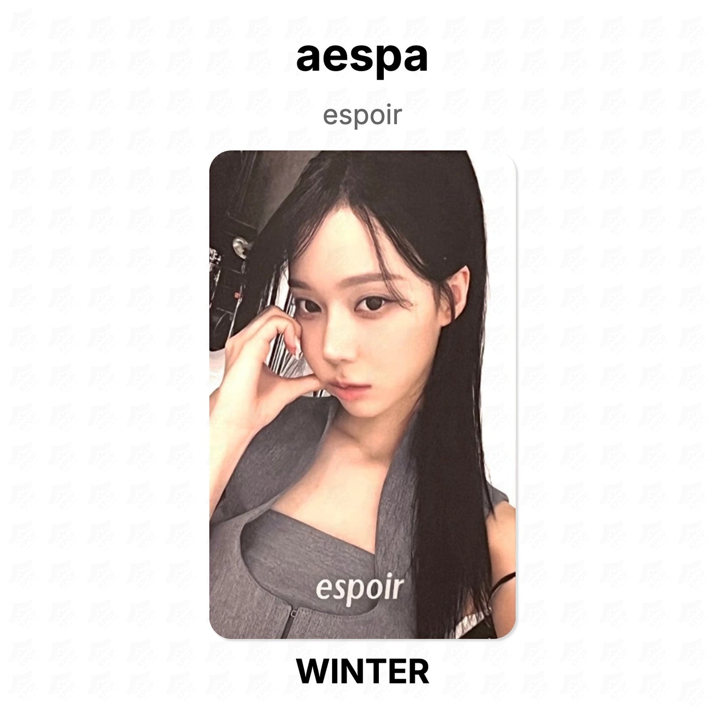 aespa espoir Official Photocard