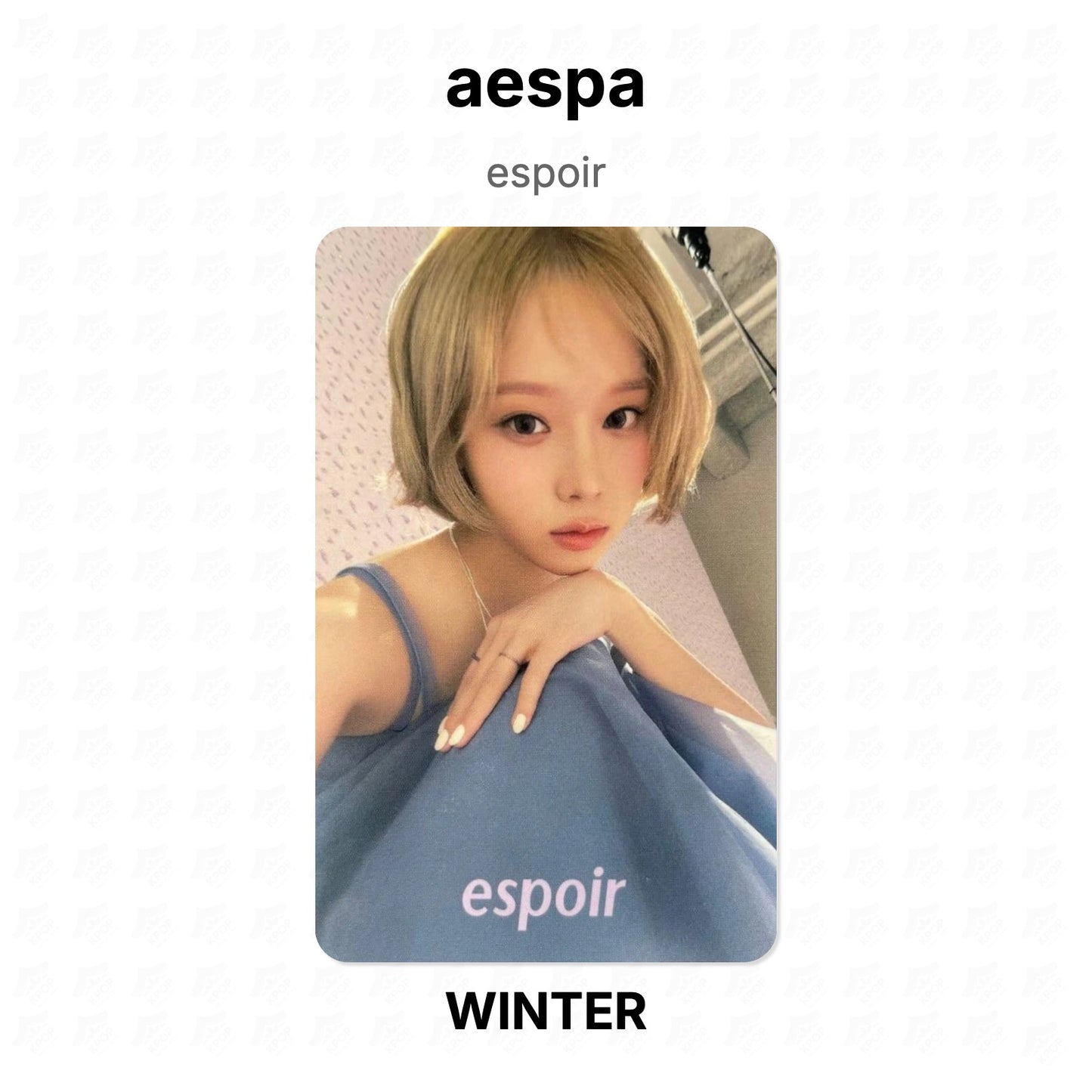 aespa espoir Official Photocard