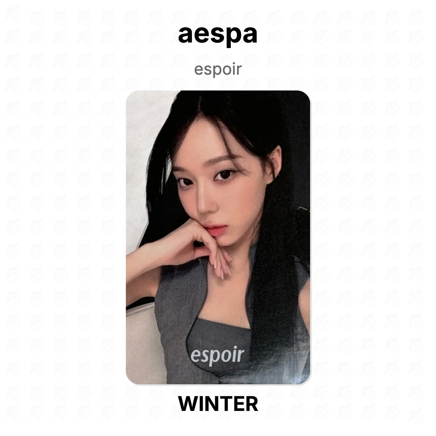 aespa espoir Official Photocard