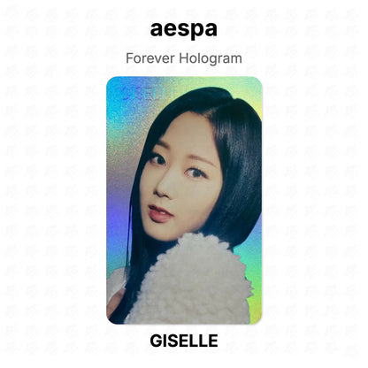 aespa Forever Hologram Official Photocard
