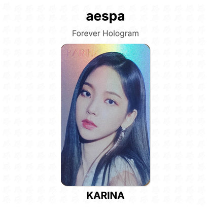 aespa Forever Hologram Official Photocard
