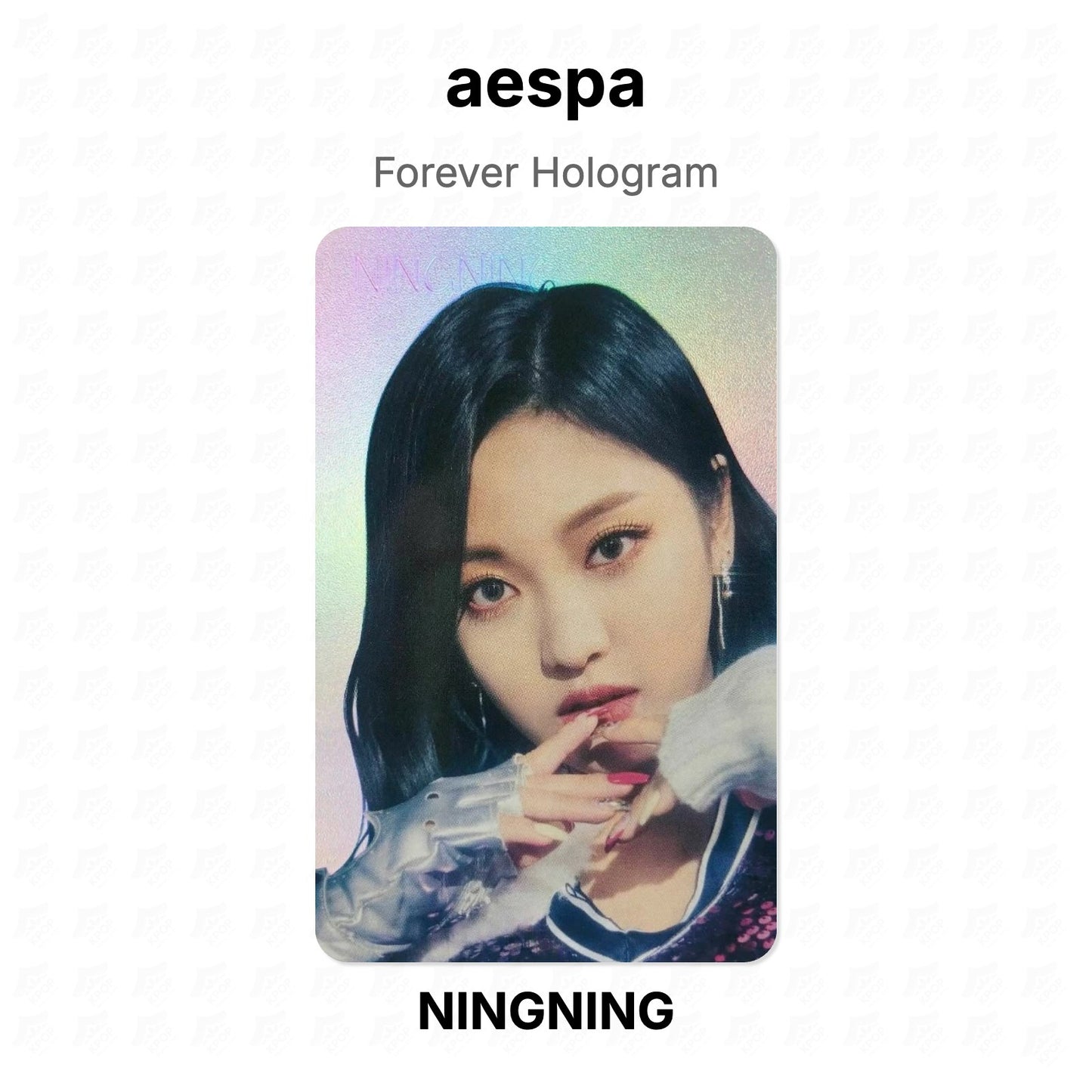 aespa Forever Hologram Official Photocard