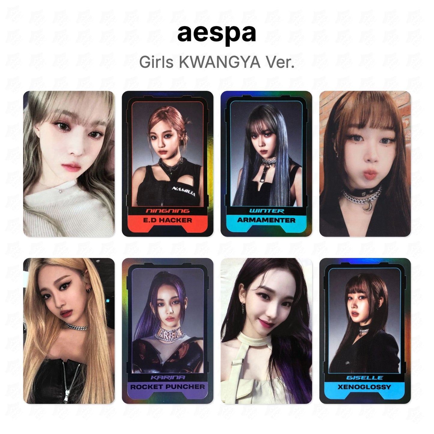 aespa Girls KWANGYA Ver. Official Photocard