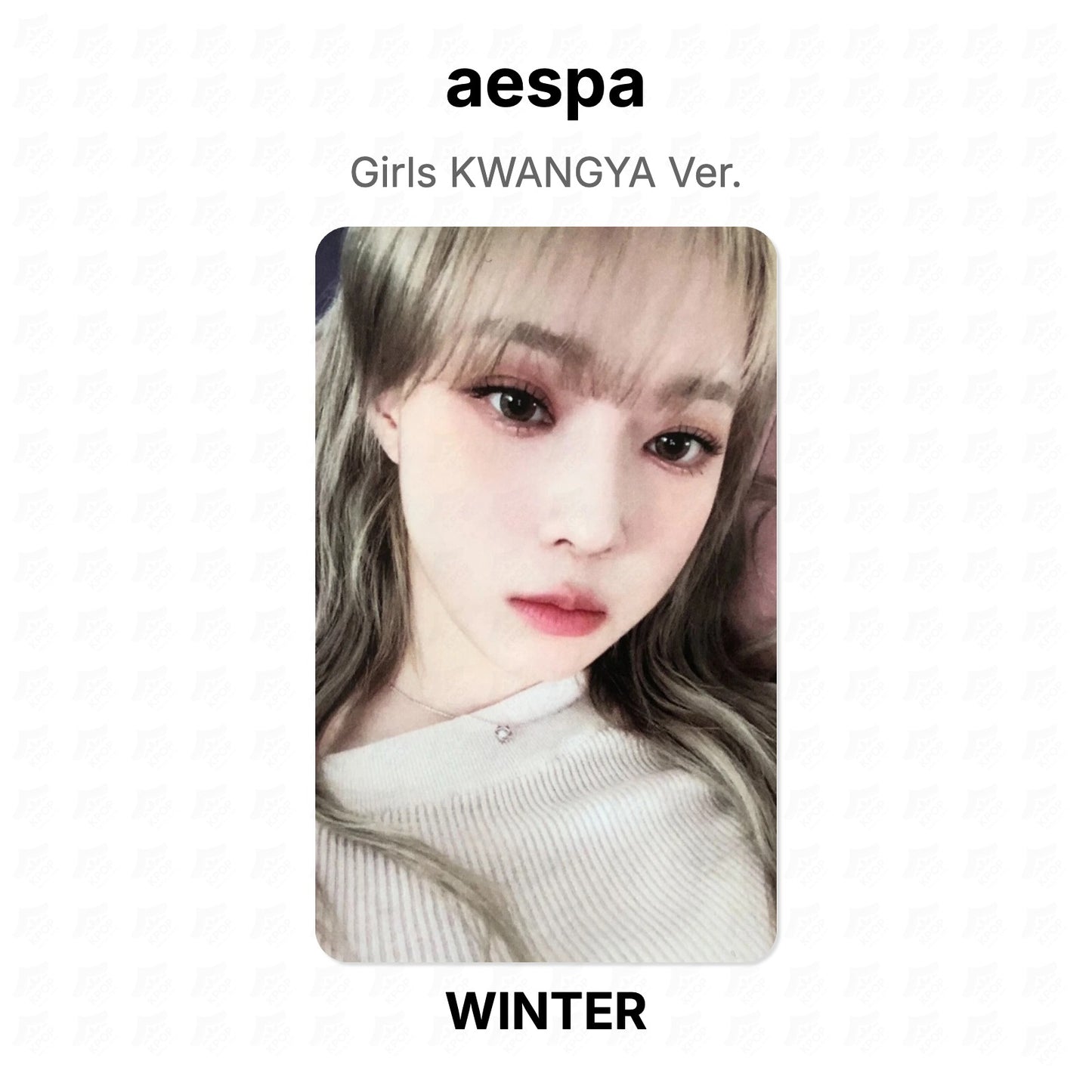 aespa Girls KWANGYA Ver. Official Photocard