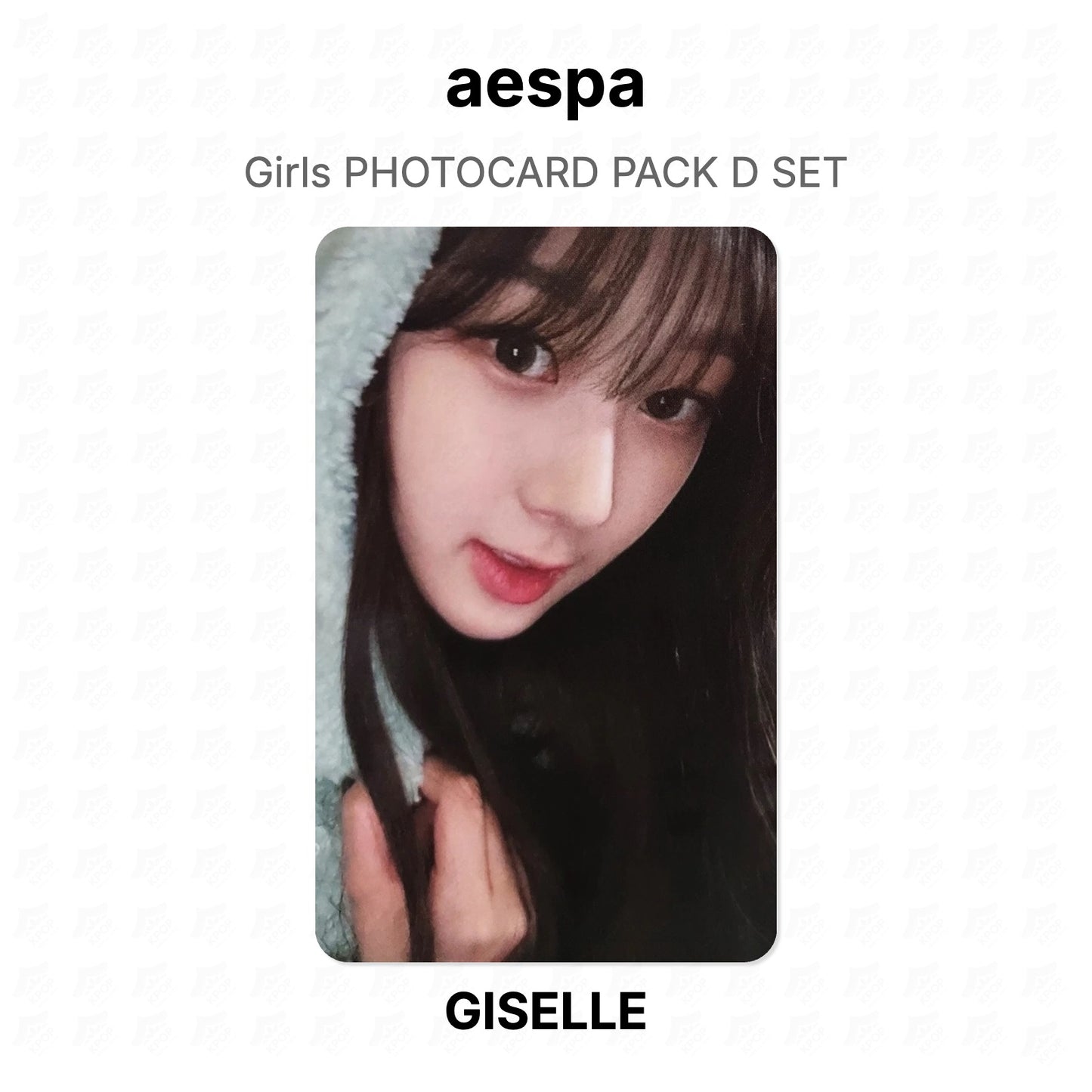 aespa Girls PHOTOCARD PACK D SET Official Photocard
