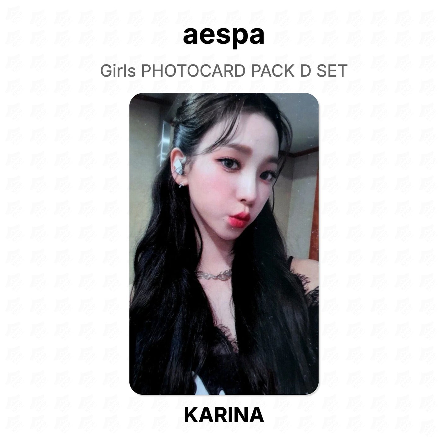 aespa Girls PHOTOCARD PACK D SET Official Photocard