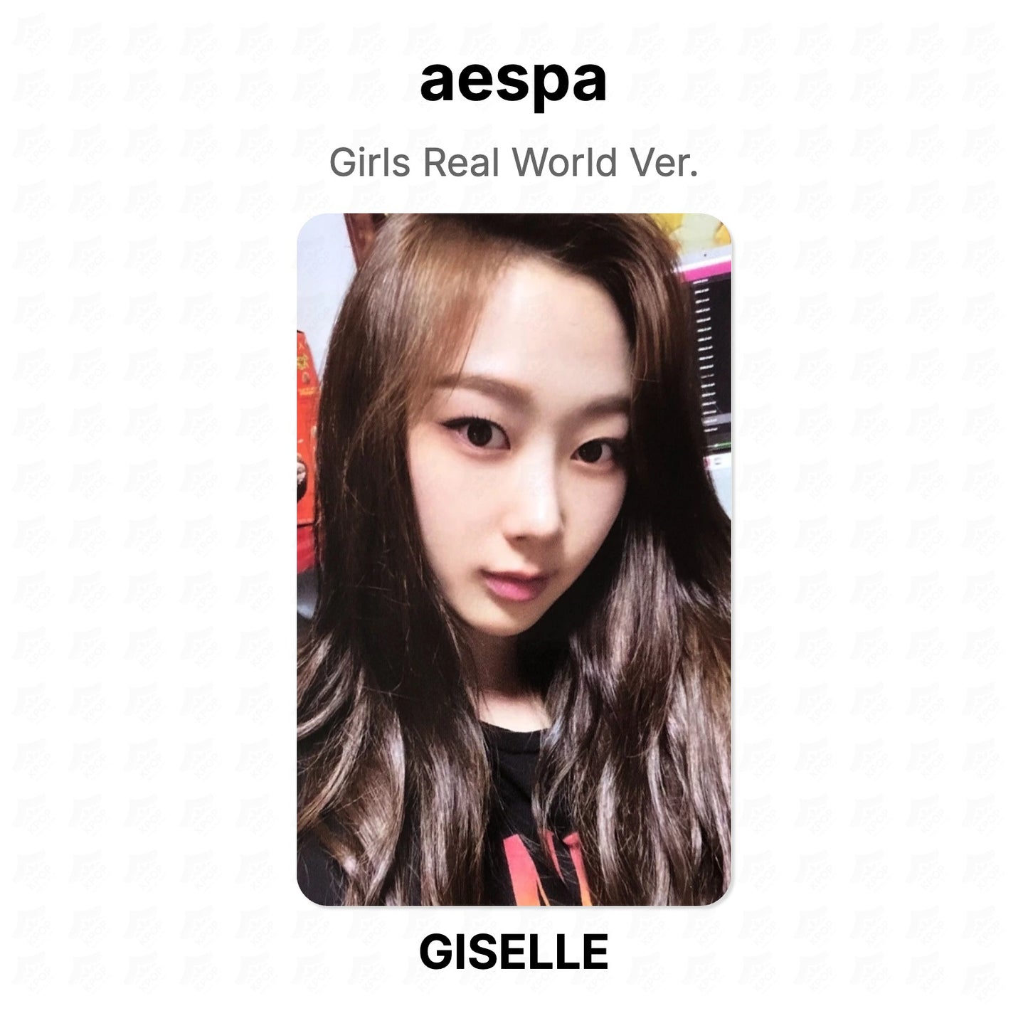 aespa Girls Real World Ver. Official Photocard