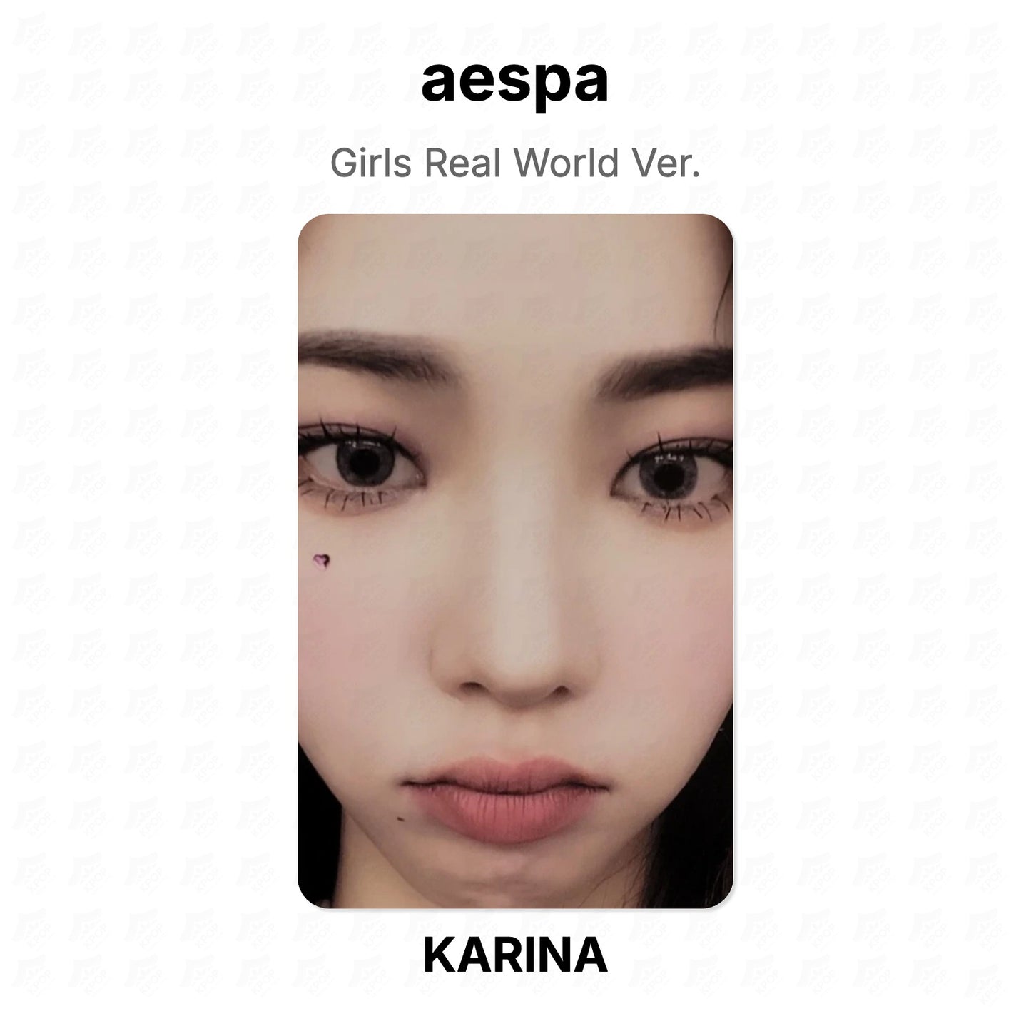 aespa Girls Real World Ver. Official Photocard