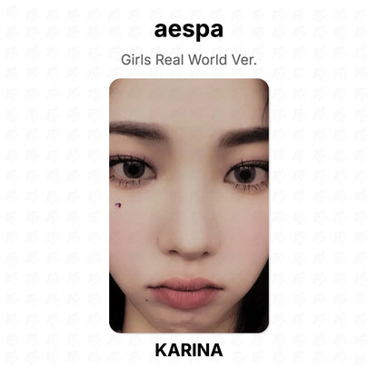 aespa Girls Real World Ver. Official Photocard