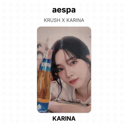 aespa KRUSH X KARINA Official Photocard