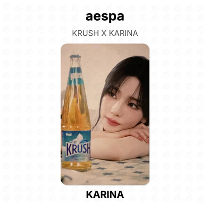 aespa KRUSH X KARINA Official Photocard