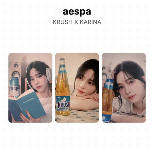 aespa KRUSH X KARINA Official Photocard