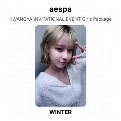 aespa KWANGYA INVITATIONAL EVENT Girls Package Official Photocard