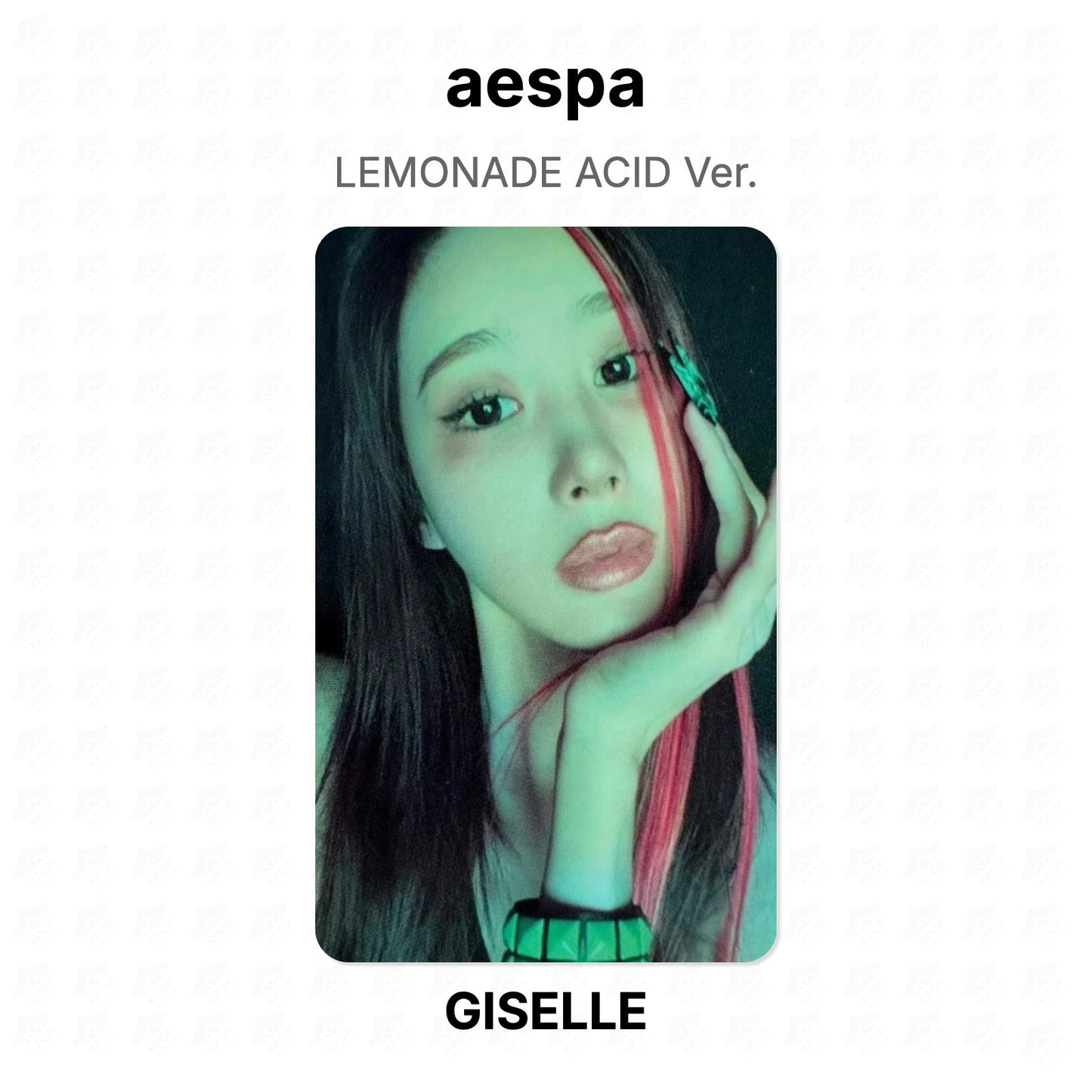 aespa LEMONADE ACID Ver. Official Photocard