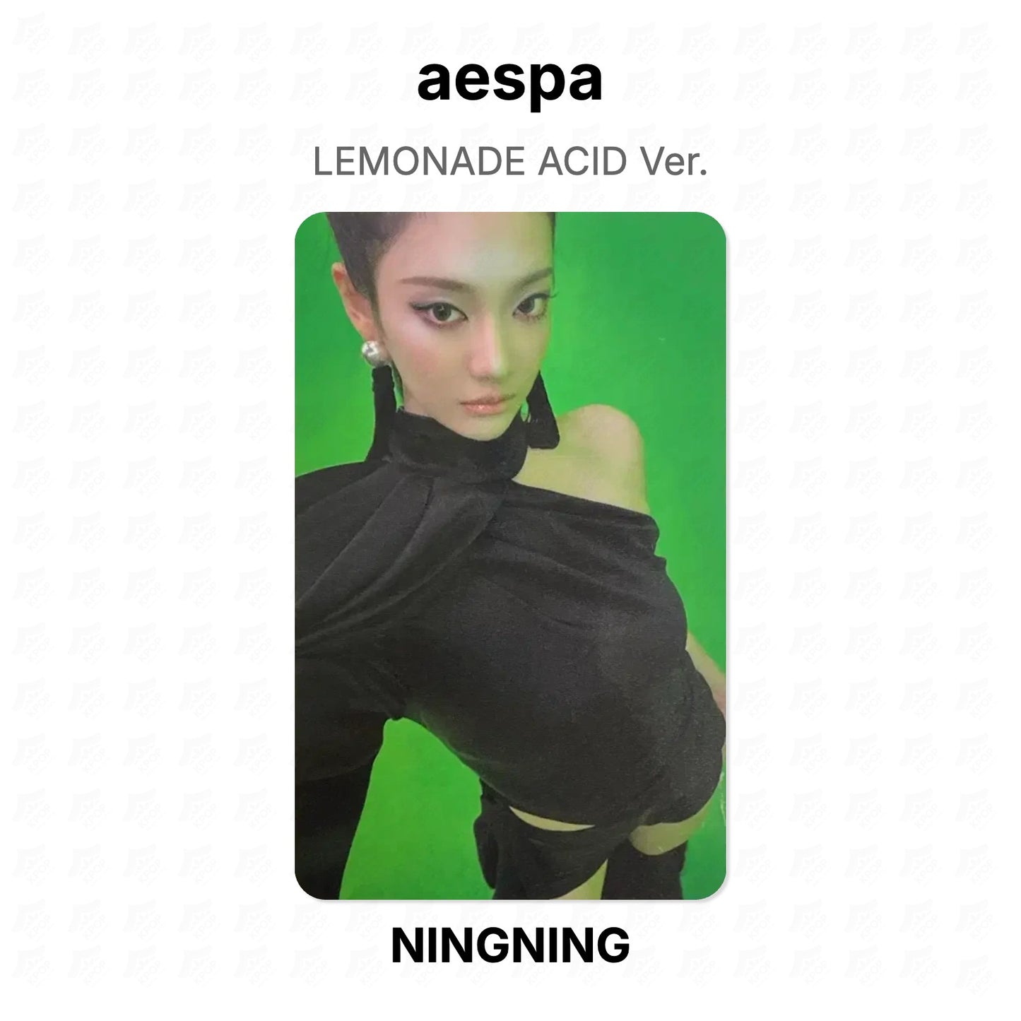 aespa LEMONADE ACID Ver. Official Photocard