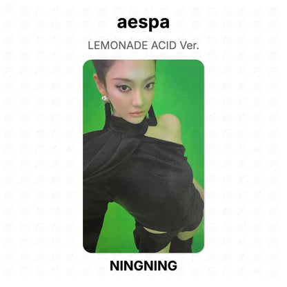 aespa LEMONADE ACID Ver. Official Photocard