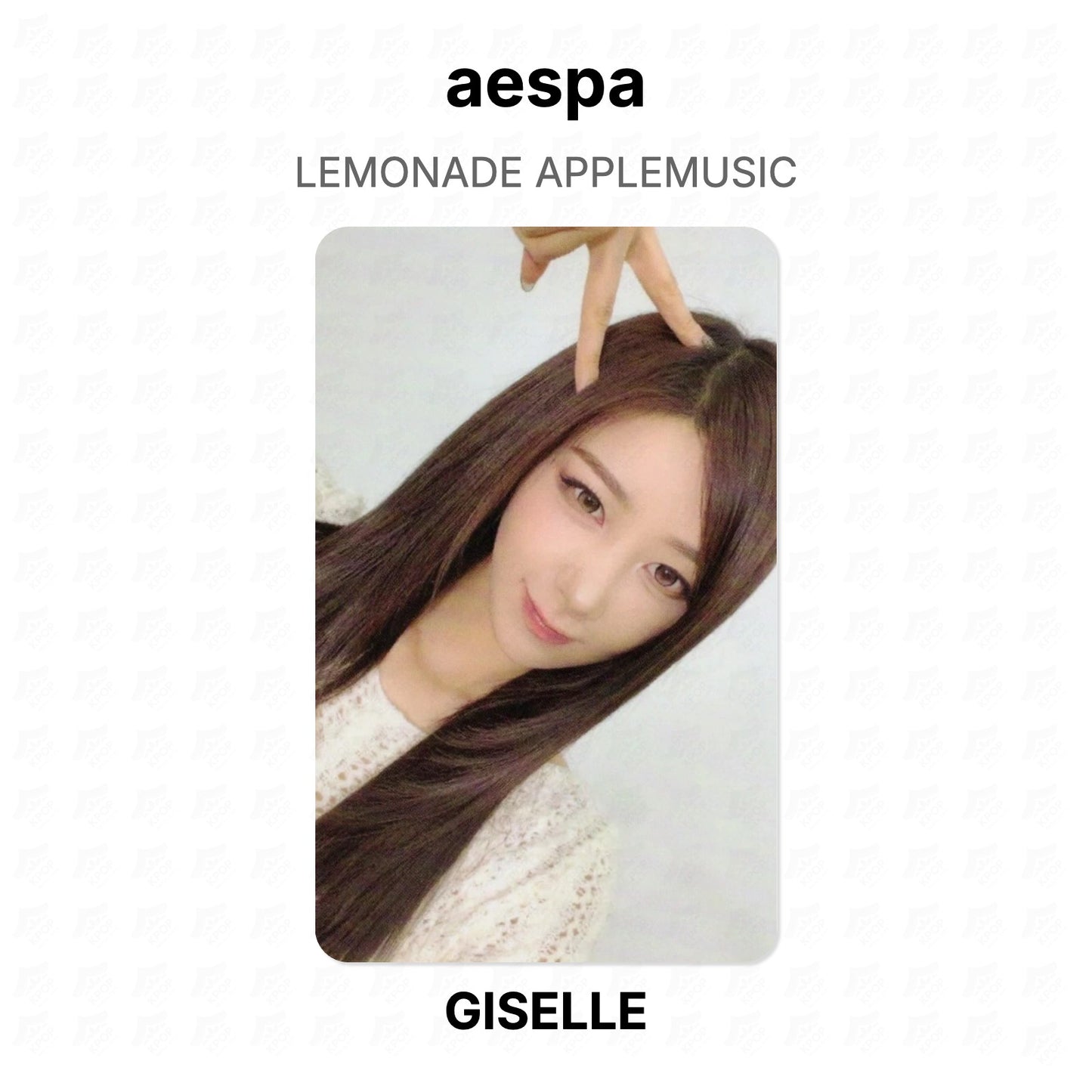aespa LEMONADE APPLEMUSIC Official Photocard