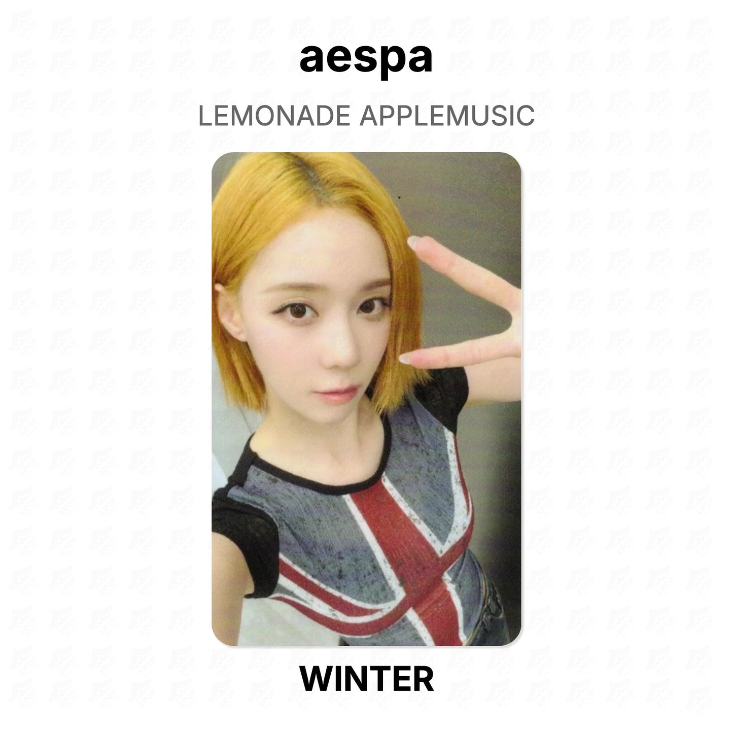 aespa LEMONADE APPLEMUSIC Official Photocard
