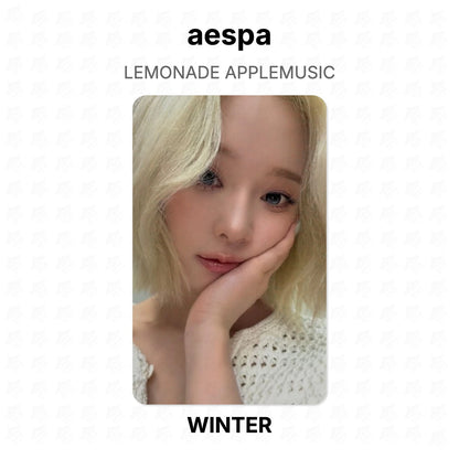 aespa LEMONADE APPLEMUSIC Official Photocard