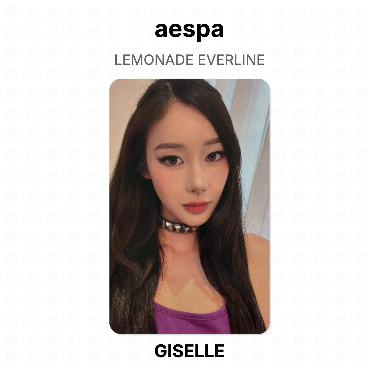 aespa LEMONADE EVERLINE Official Photocard