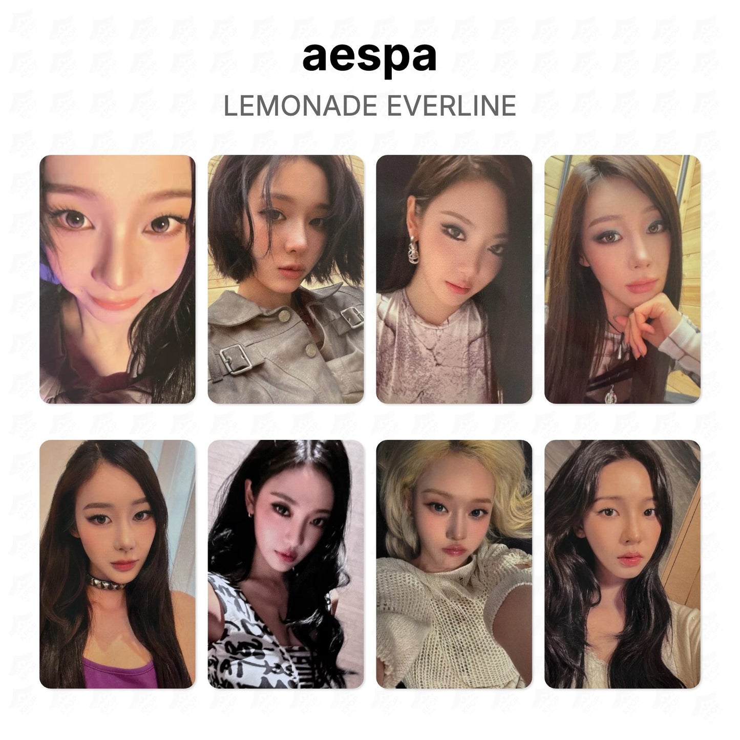 aespa LEMONADE EVERLINE Official Photocard