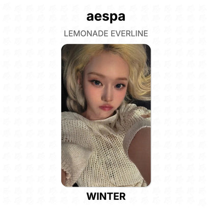 aespa LEMONADE EVERLINE Official Photocard