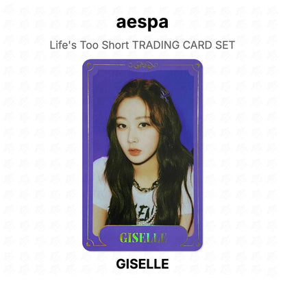 aespa Life's Too Short TRADING CARD SET Official Photocard