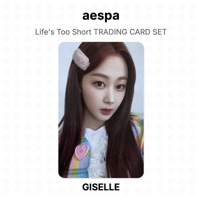 aespa Life's Too Short TRADING CARD SET Official Photocard