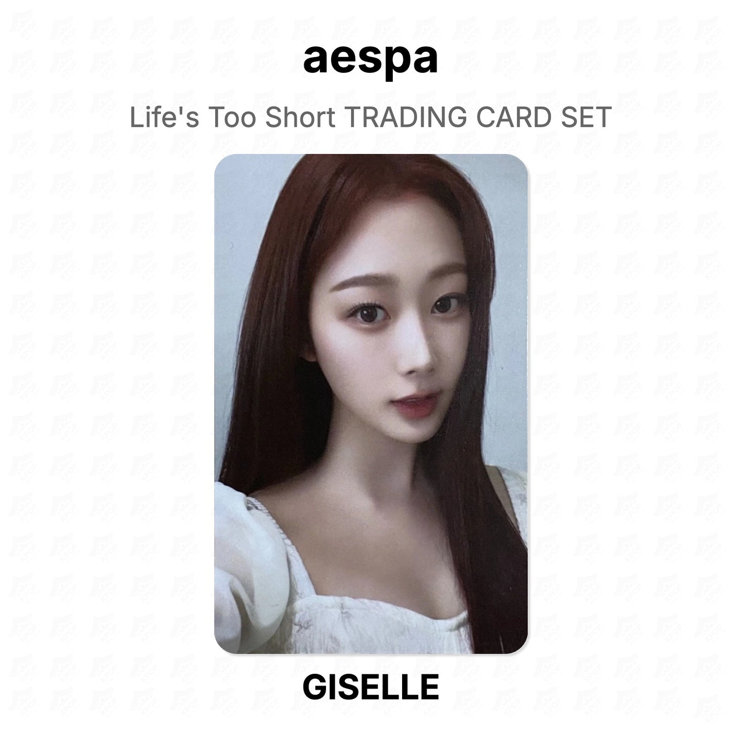 aespa Life's Too Short TRADING CARD SET Official Photocard
