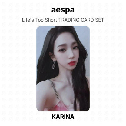 aespa Life's Too Short TRADING CARD SET Official Photocard