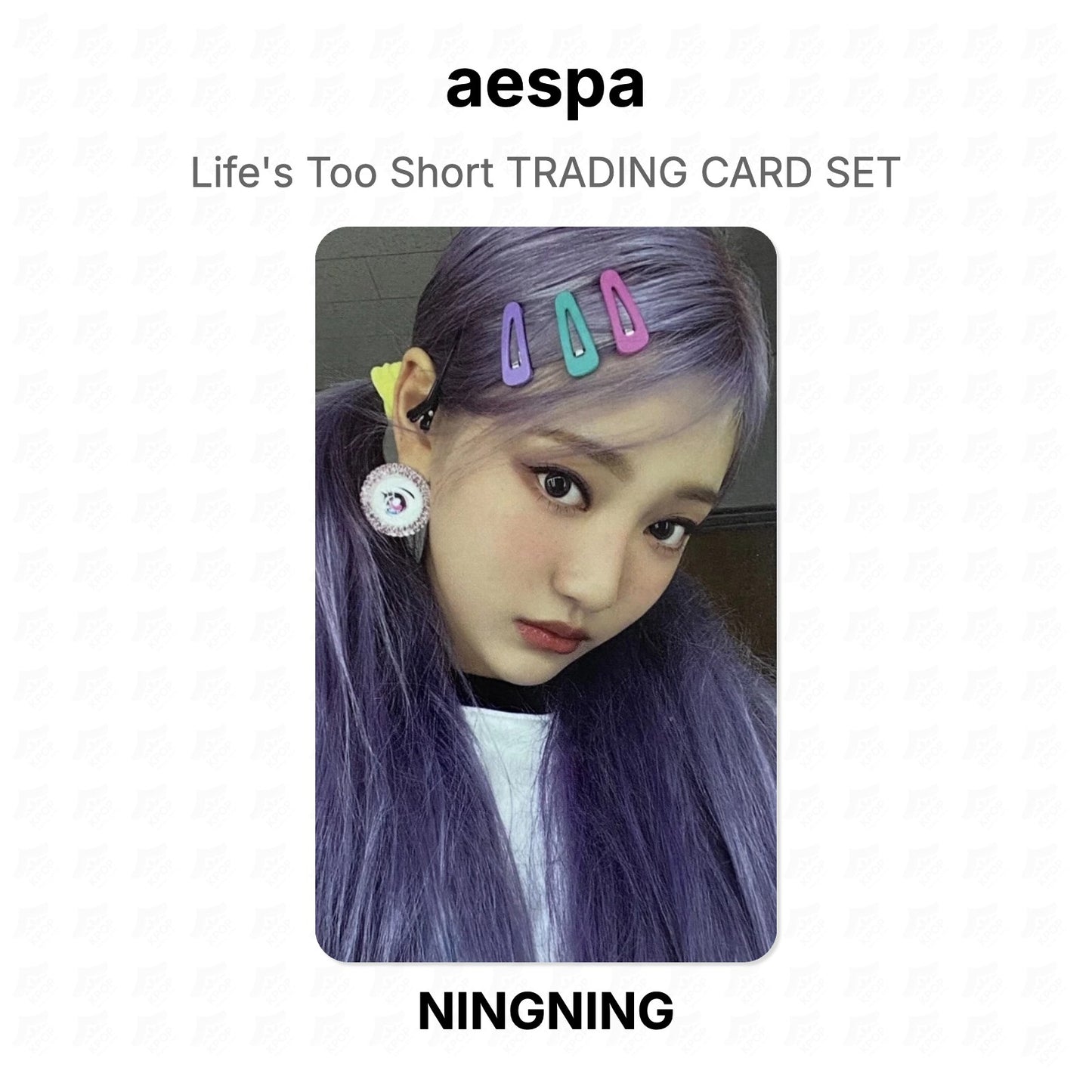 aespa Life's Too Short TRADING CARD SET Official Photocard