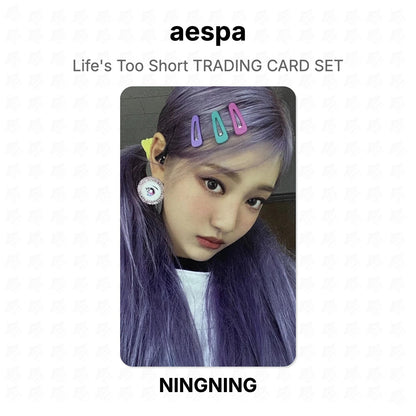 aespa Life's Too Short TRADING CARD SET Official Photocard