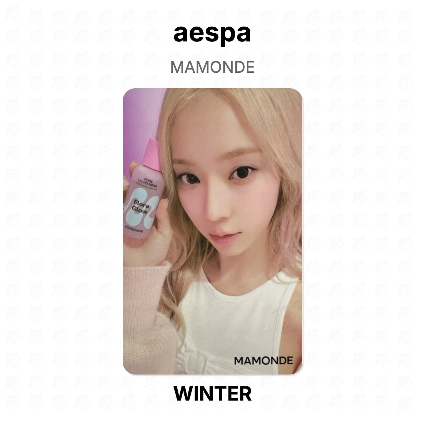 aespa MAMONDE Official Photocard