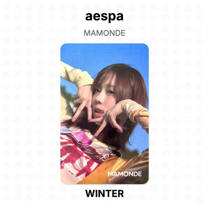 aespa MAMONDE Official Photocard