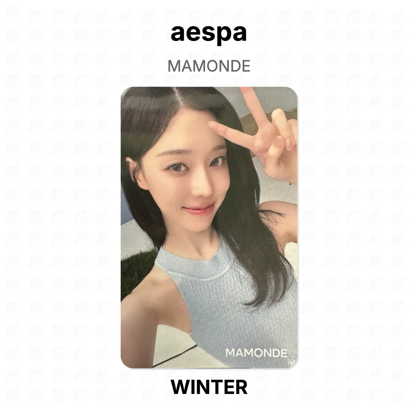 aespa MAMONDE Official Photocard