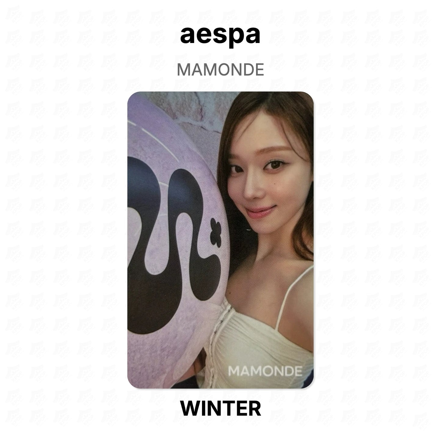 aespa MAMONDE Official Photocard