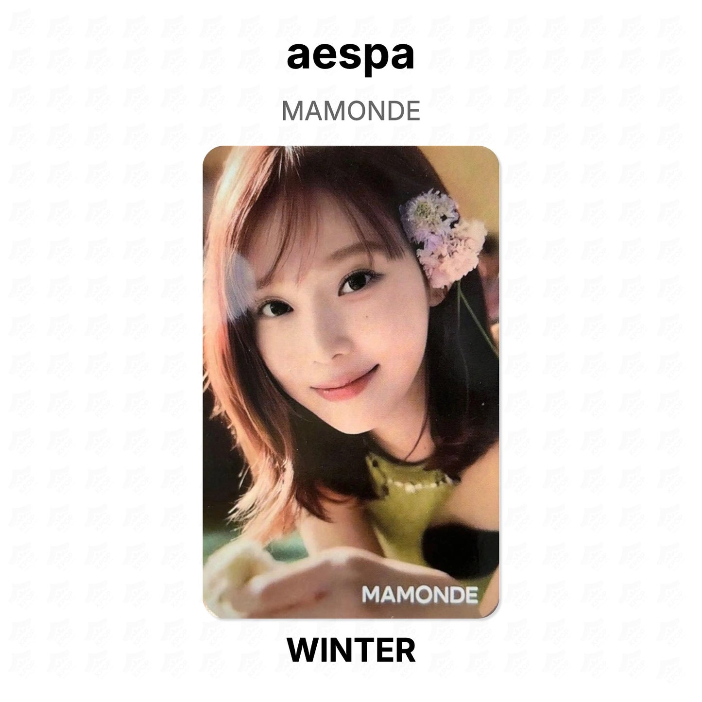 aespa MAMONDE Official Photocard